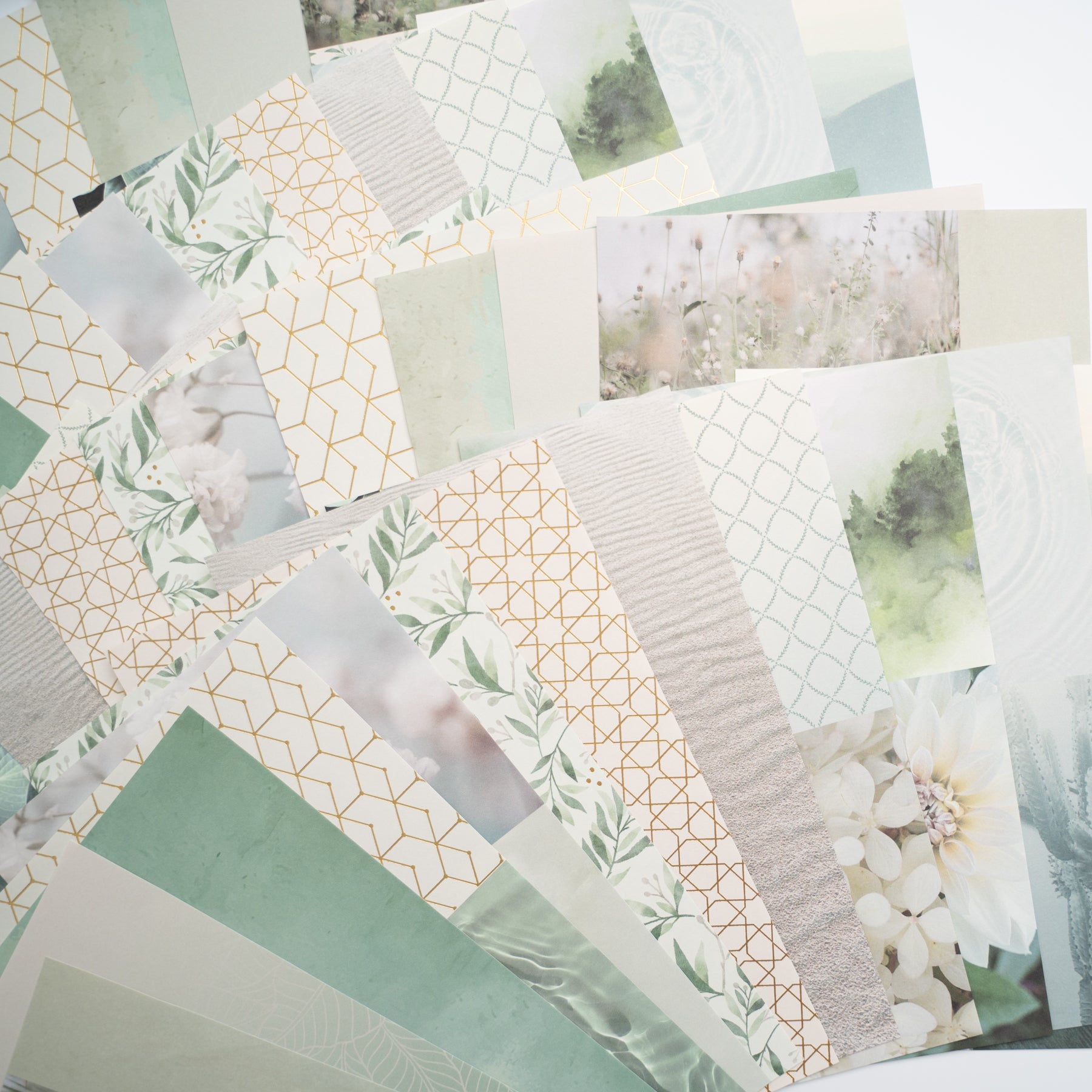 Soft Nature Collage Paper Pad - Archer and Olive