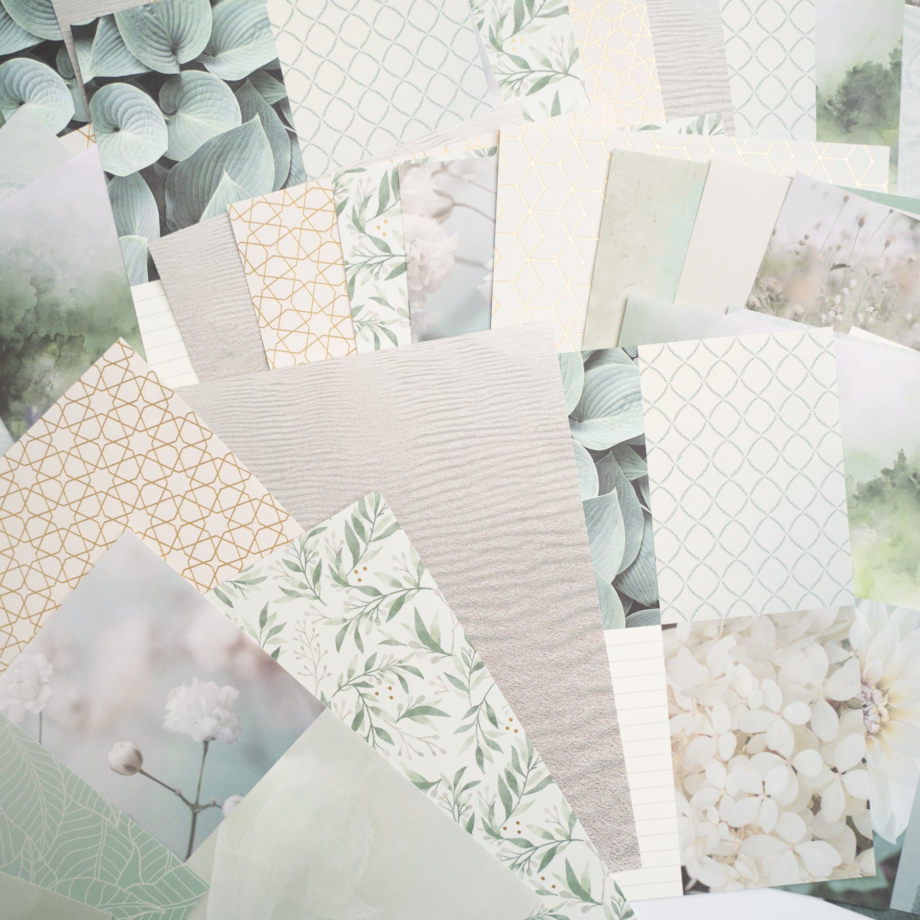Soft Nature Collage Paper Pad - Archer and Olive
