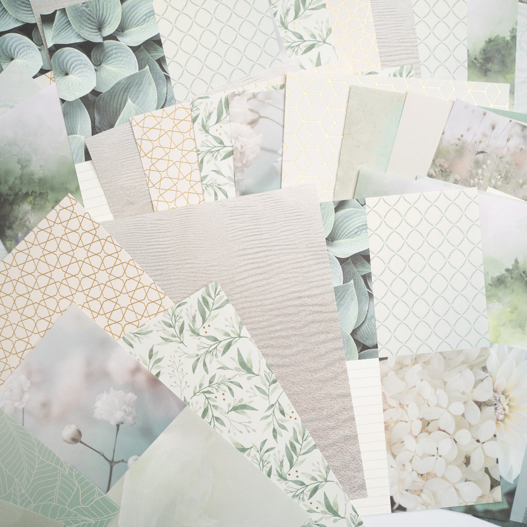 Soft Nature Collage Paper Pad - Archer and Olive