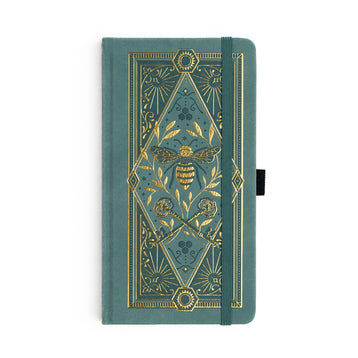 Keeper of the Bees in Soft Teal: Notebook - Archer and Olive