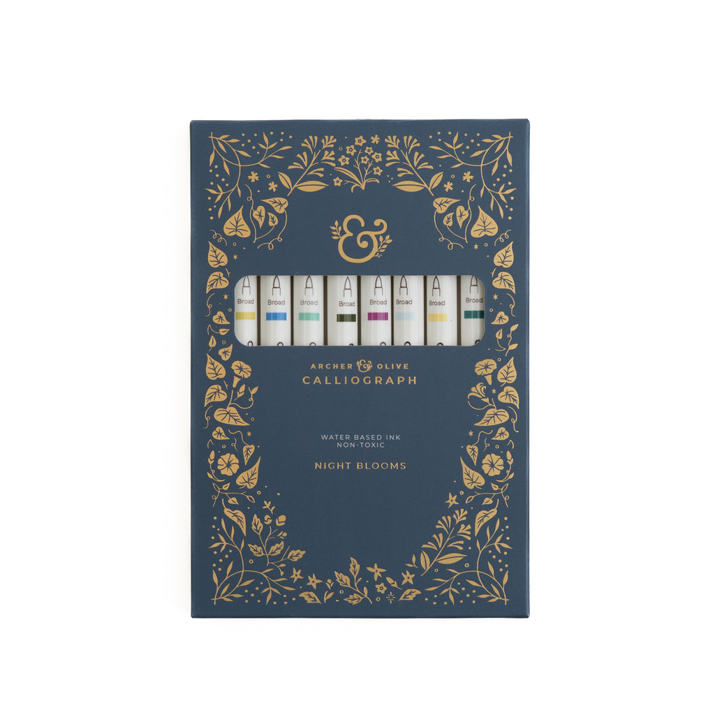 Summer Calliograph Pens - Archer and Olive