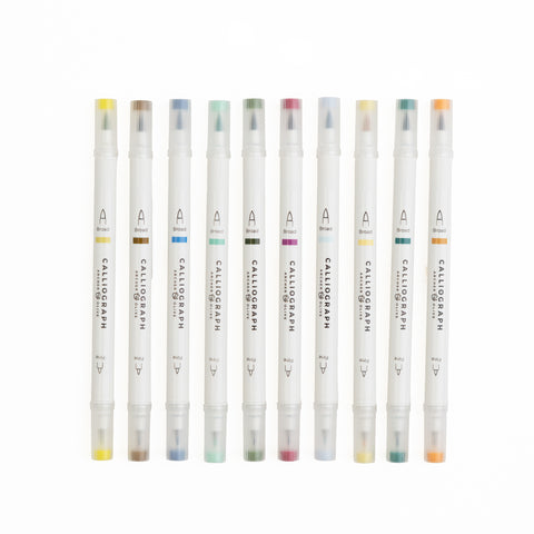 Summer Calliograph Pens - Archer and Olive