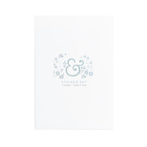 Midnight Floral Stickers - Archer and Olive