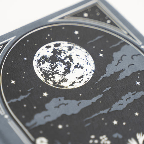 B6 Dot Grid Notebook: Moonlit Garden - Archer and Olive