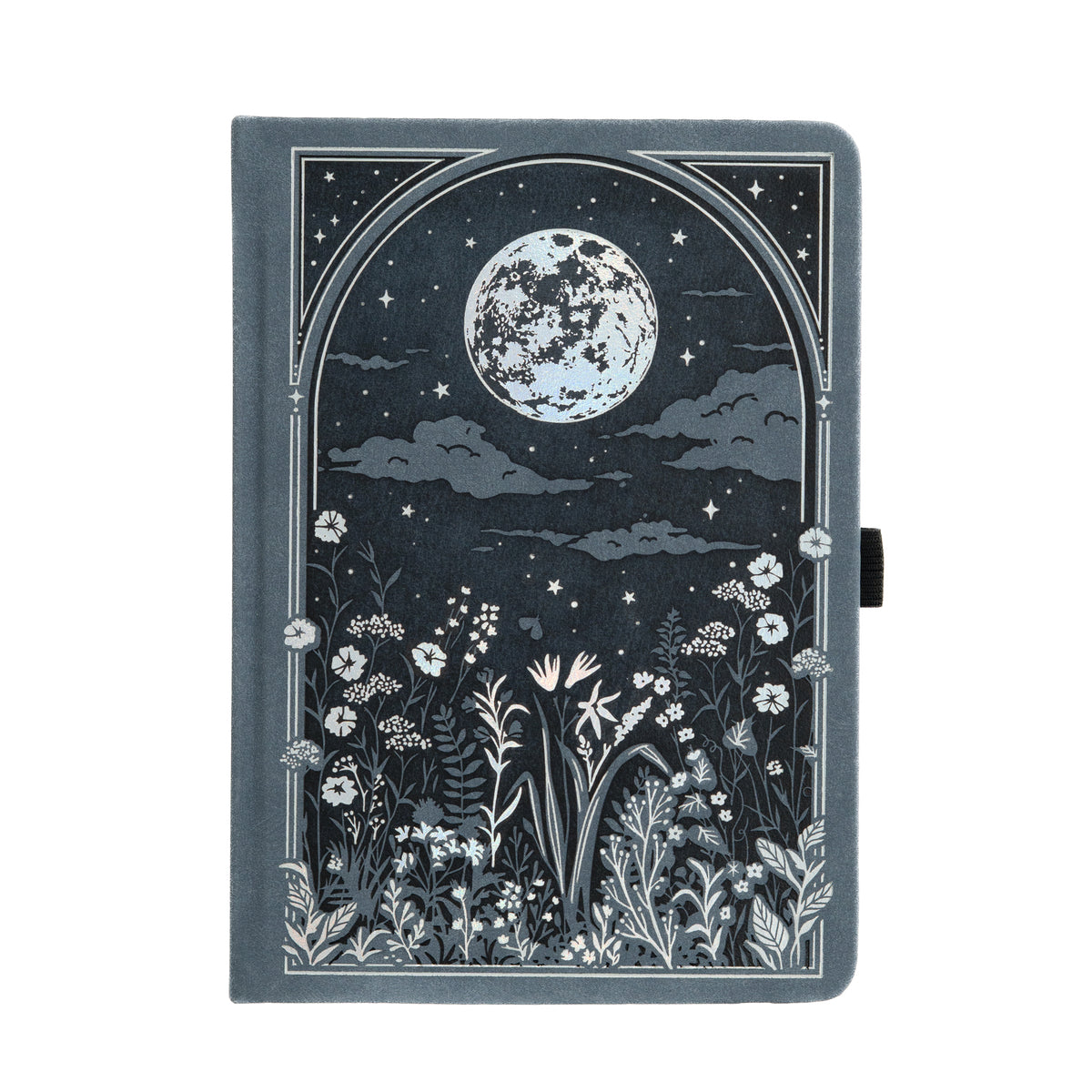A5 Moonlit Garden: Lined Notebook