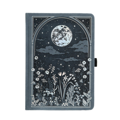 A5 Moonlit Garden: Lined Notebook