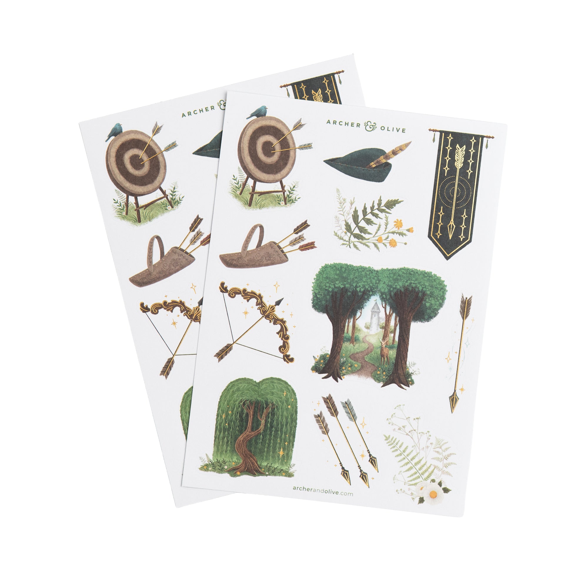 Stickers: The Archer - Archer and Olive