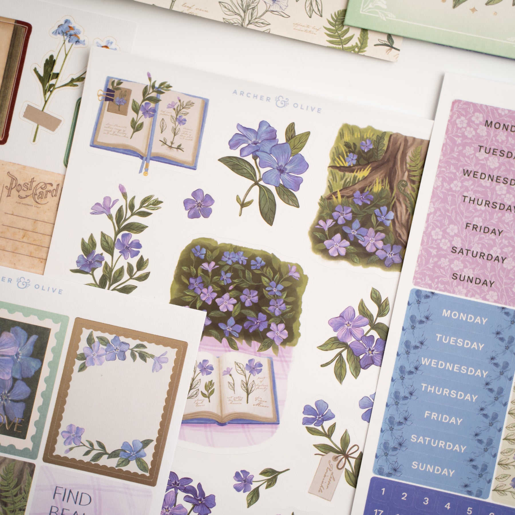 Wild Periwinkle Themed Kit - Archer and Olive