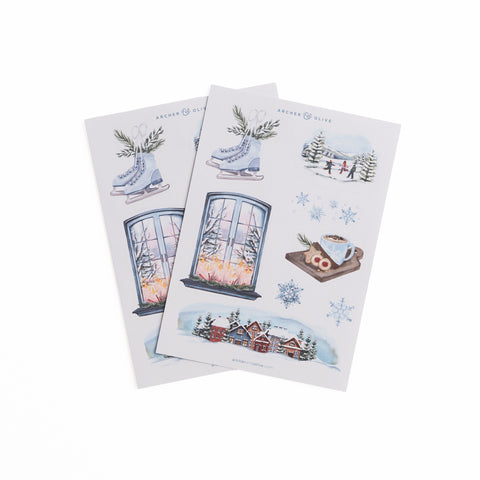 Snowflake Storybook Sticker Set