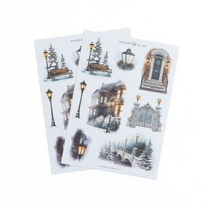 Lamp Post Sticker Set - Archer and Olive
