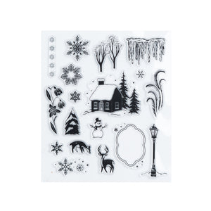 Snow & Stillness Acrylic Stamp Set - Archer and Olive