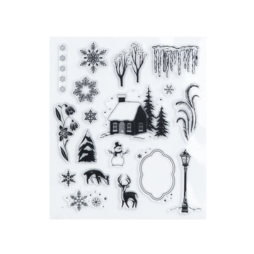 Snow & Stillness Acrylic Stamp Set - Archer and Olive