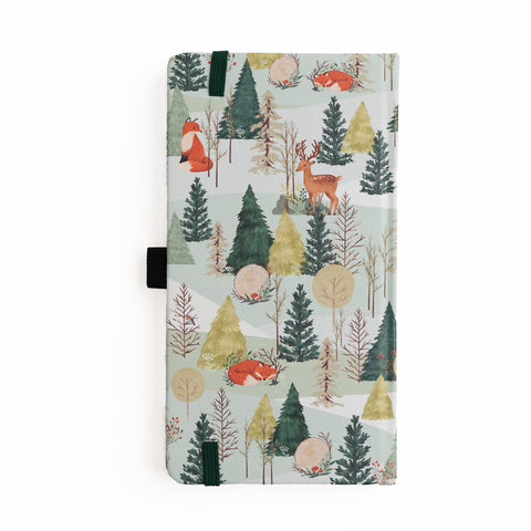 OOPS Fox in Winter Woods: Dot Grid Notebook