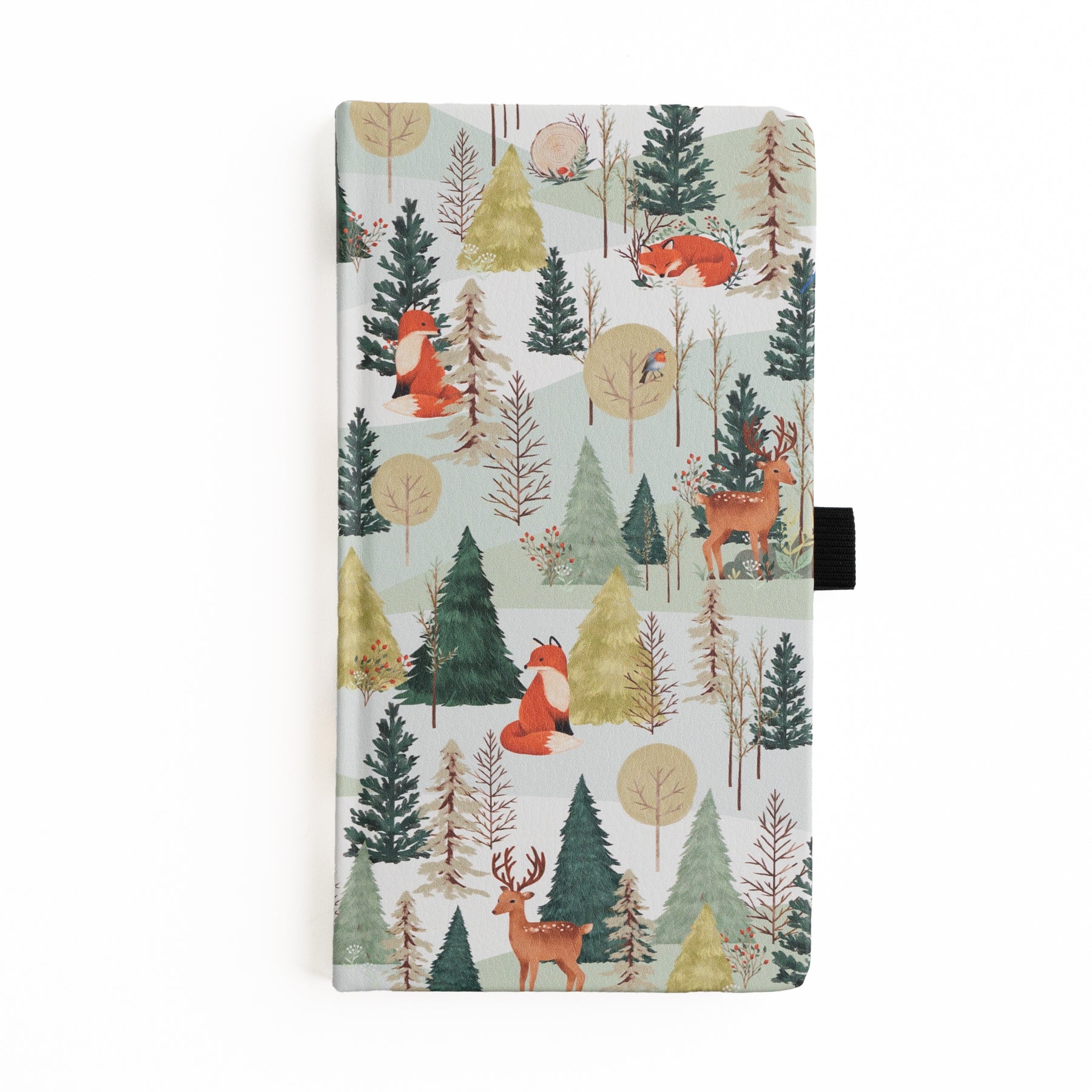 OOPS Fox in Winter Woods: Dot Grid Notebook