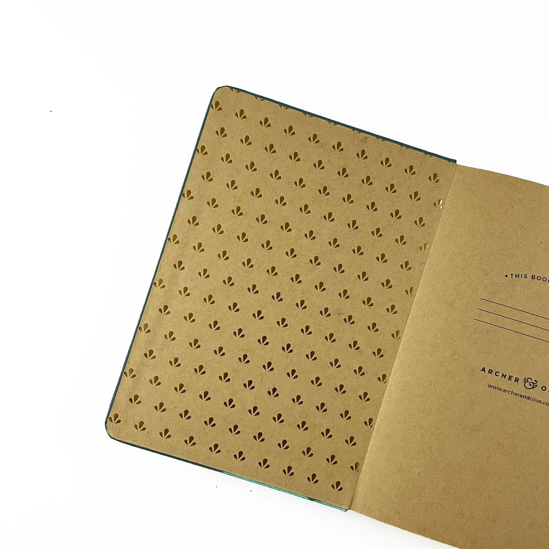 A5 Vintage Bee: Kraft Paper Dot Grid Notebook