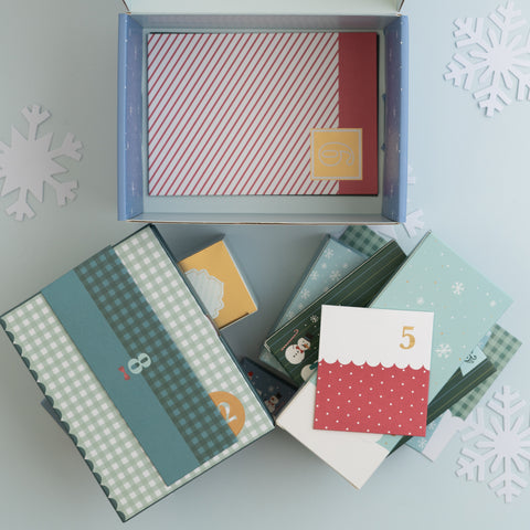 Festive Flurries Advent Calendar Box