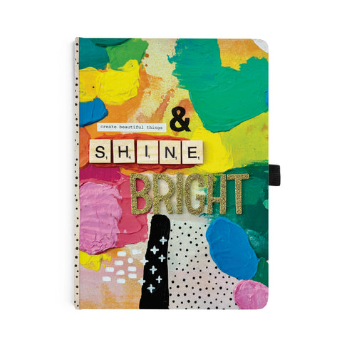 Preorder Shine Bright with Amy Tangerine Dot Grid Notebook - Archer and Olive