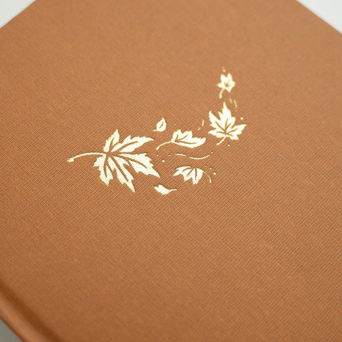 Swirling Leaves: Dot Grid Notebook