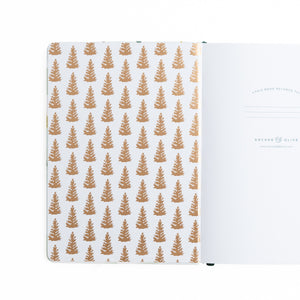 B6 Fox In Winter Woods: Dot Grid Notebook - Archer and Olive