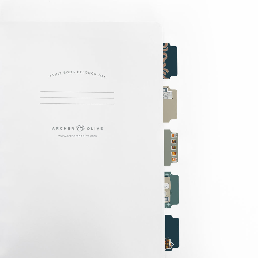 Vintage Camera: Printable Planner Tabs - Archer and Olive