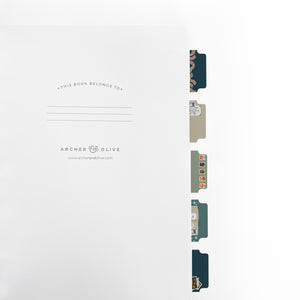 Vintage Camera: Printable Planner Tabs - Archer and Olive