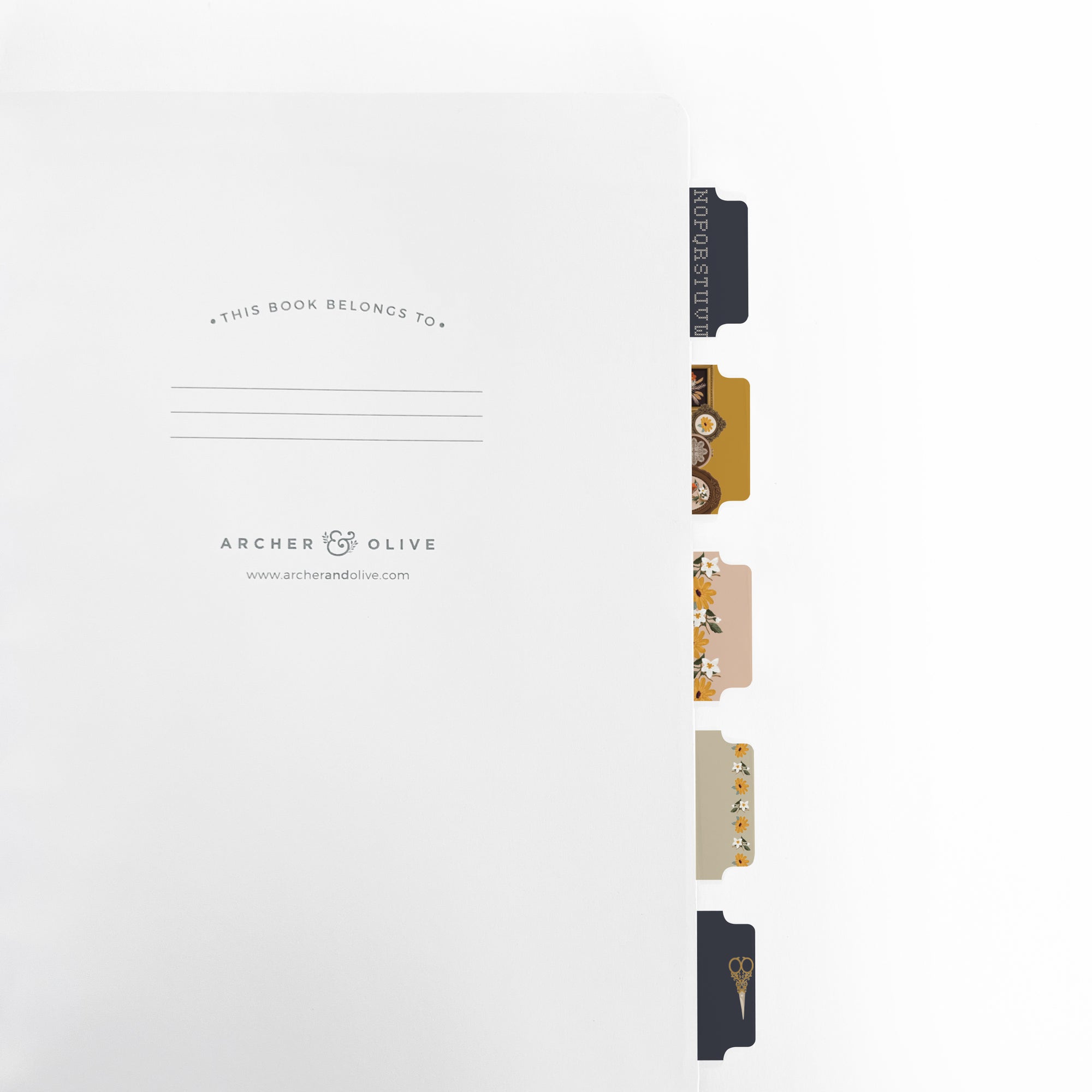 Frame Wall: Printable Planner Tabs - Archer and Olive