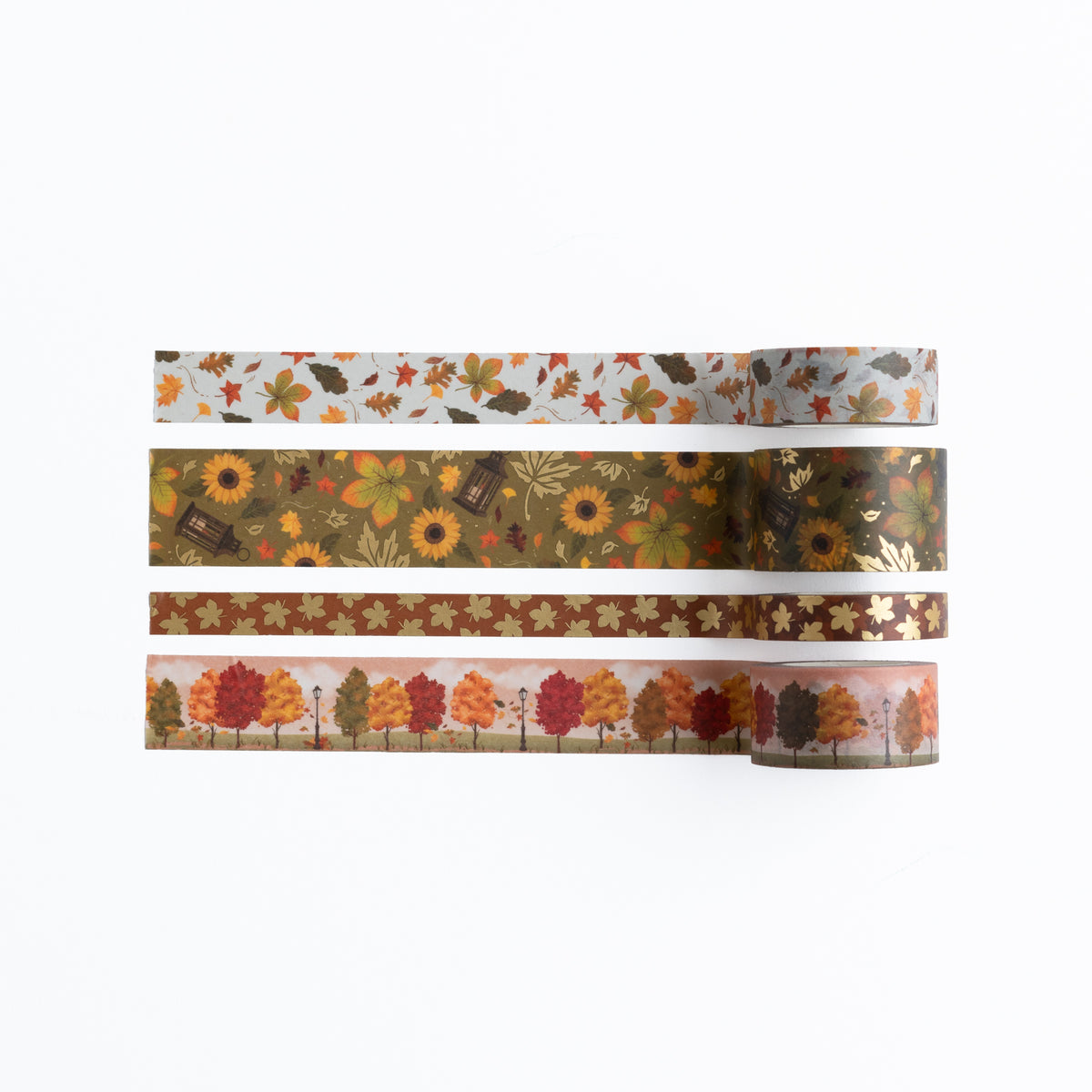 Swirling Leaves Washi Tape Set