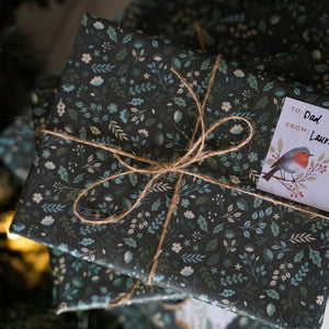 Winter Floral Tissue Paper - Archer and Olive