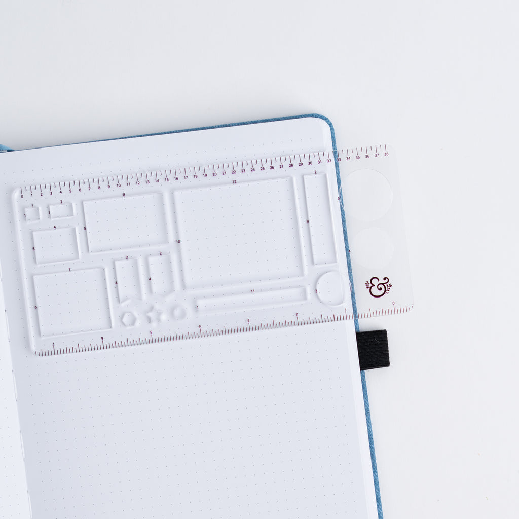 A5 Dot Grid Planner Stencil - Archer and Olive