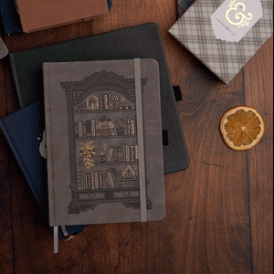 MISPRINT B5 Reading Journal: Bookshelf - Archer and Olive