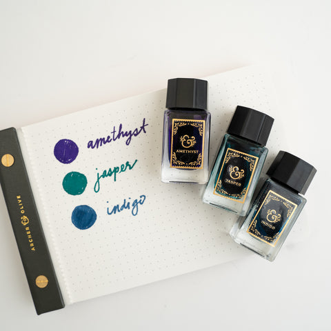 Winter Fountain Pen Inks: Set of 3