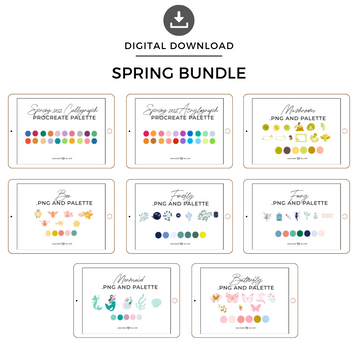 Digital Spring Bundle (Bundled or Singular) - Archer and Olive